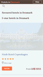 Mobile Screenshot of hotel-in-denmark.com